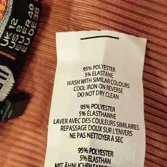 Womens boohoo Isobel Longer length rib slinkly flare pant Rose Sz 8 - Picture 5 of 10